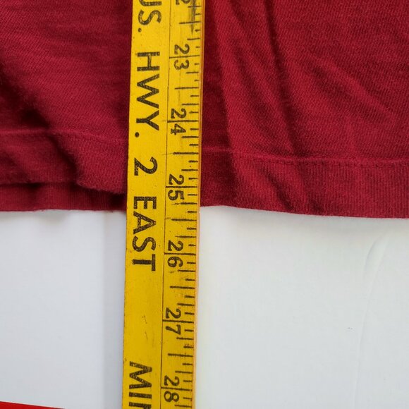 Puma short sleeve cotton T-shirt red with graphic design men's size XL - Picture 8 of 8